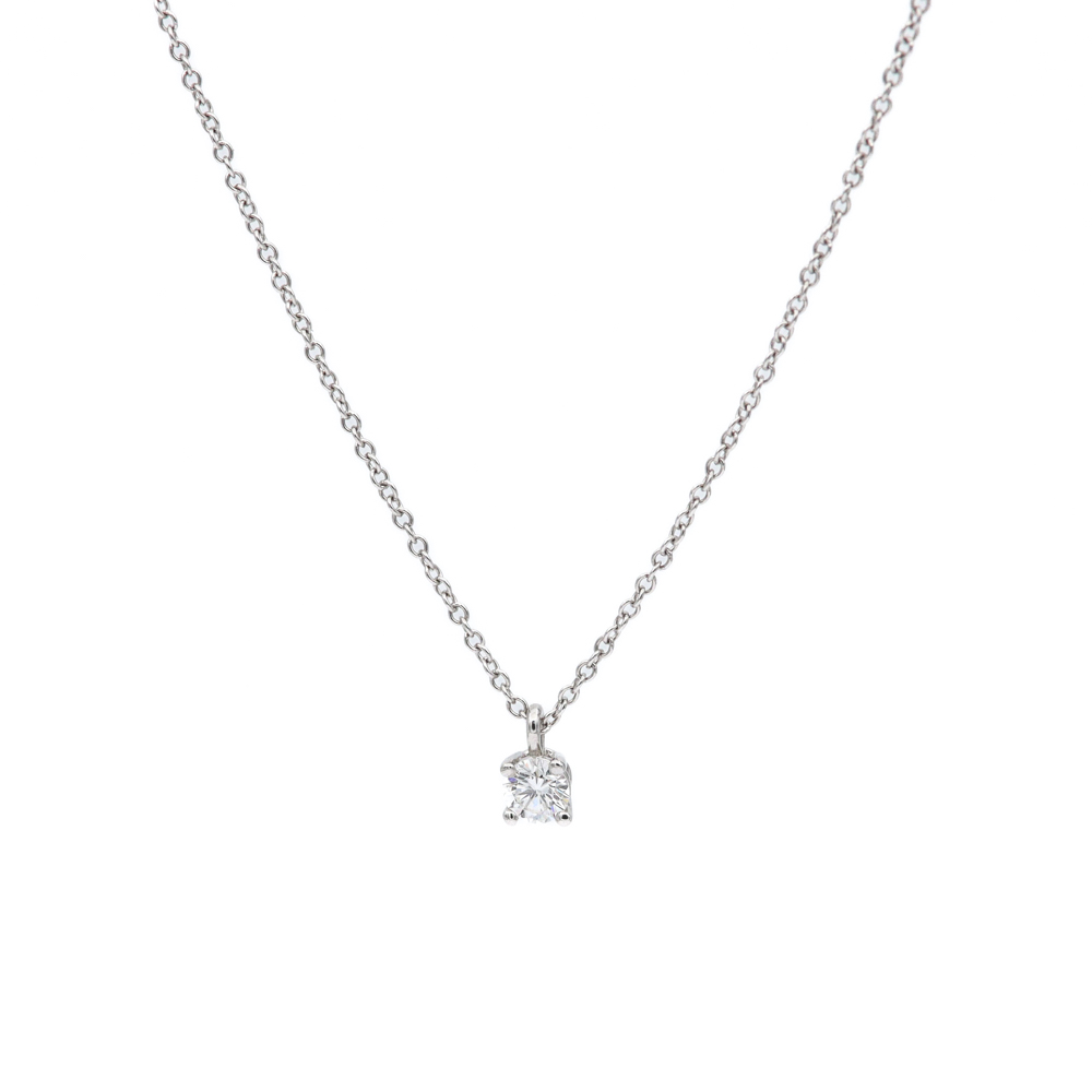 Colier cu diamante Platina 950 Tiffany:Co. 2.47g